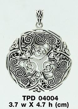 Brigid Ashwood Celtic Wolf Pendant TPD4004 - Jewelry
