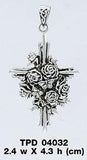 Butterfly Rose Cross TPD4032 - Jewelry