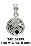 Celtic Knot Yin Yang Pendant TPD4255 - Jewelry