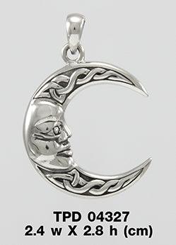 Celtic Moon God Pendant TPD4327 - Jewelry