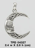 Celtic Moon God Pendant TPD4327 - Jewelry
