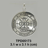 Sigil of the Archangel Raziel Silver Pendant TPD5173 - Jewelry