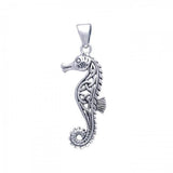 Celtic Seahorse Pendant TPD055 - Jewelry