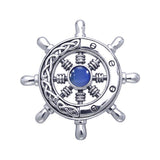 Large Celtic Ship Wheel ~ Sterling Silver Pendant Jewelry TPD069 - Jewelry