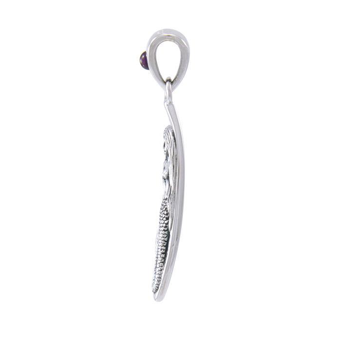 Sea Mistress On Surf Silver Pendant TPD077 - Jewelry