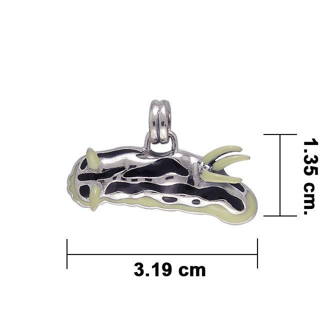 Nudibranch Sterling Silver Pendant TPD093 - Jewelry