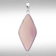 Lozenge Cabochon Silver Pendant TPD1011 - Jewelry