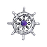Celtic Knots Ship's Wheel Silver Pendant TPD1028 - Jewelry