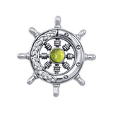 Celtic Knots Ship's Wheel Silver Pendant TPD1028 - Jewelry