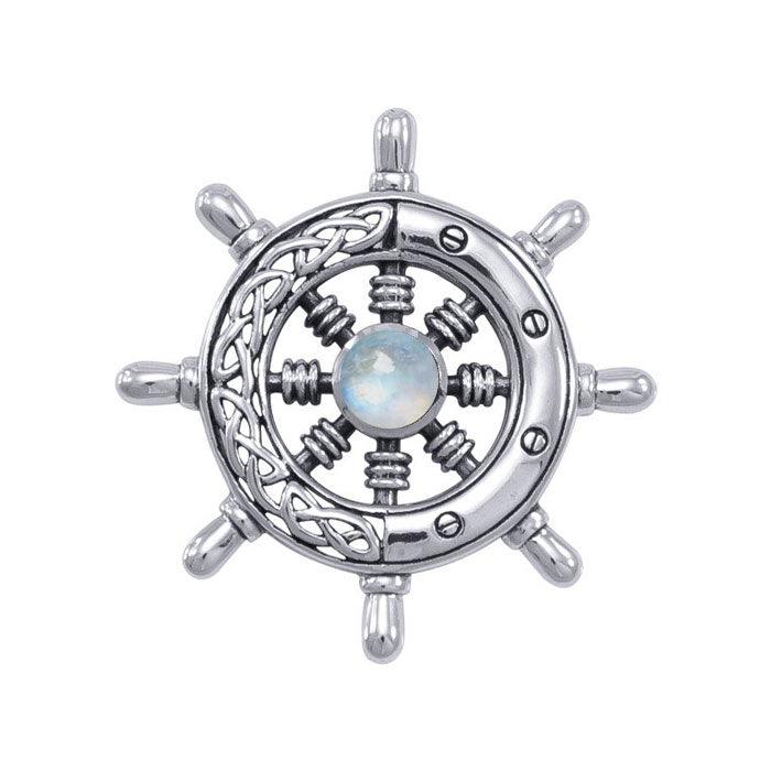 Celtic Knots Ship's Wheel Silver Pendant TPD1028 - Jewelry