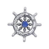Celtic Knots Ship's Wheel Silver Pendant TPD1028