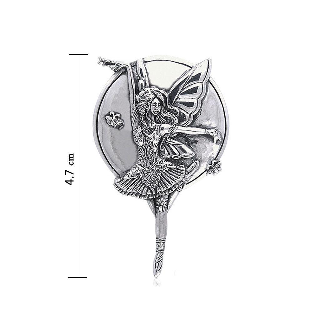 Mauve Dream Fairy Silver Pendant TPD104 - Jewelry
