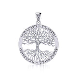 Continuously Inspiring - The Ethereal Symbol of the Theban Tree of Life Sterling Silver Pendant by Mickie Mueller TPD1043