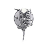 Jessica Galbreth - Mauve Dream Fairy Silver Pendant TPD104