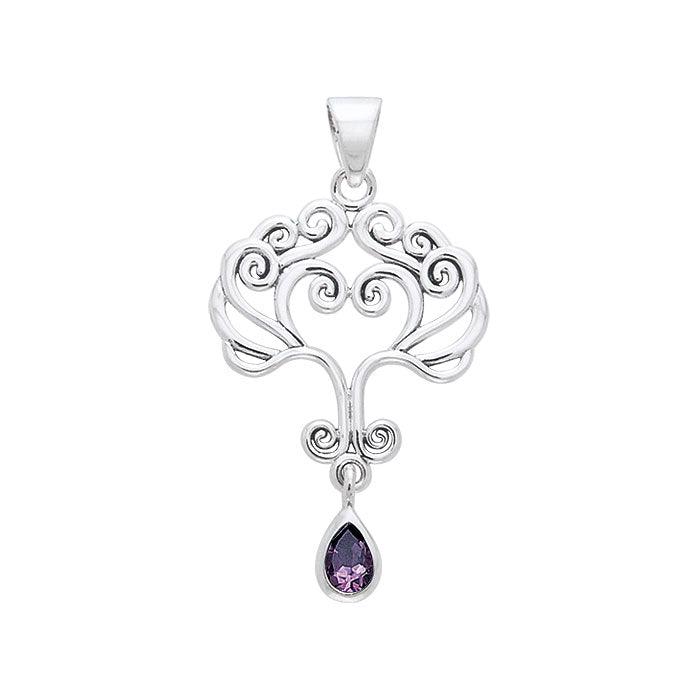 Heart Tree of life Silver Pendant TPD1091 - Jewelry