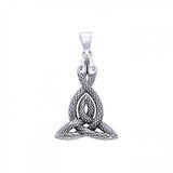 Celtic Trinity Knot Snake Pendant TPD1108 - Jewelry