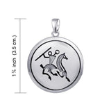 Viking Warrior Sterling Silver Pendant TPD1128 - Jewelry