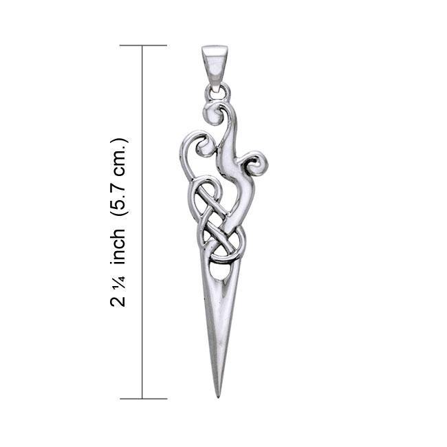 Viking Urnes Sterling Silver Pendant TPD1135 - Jewelry