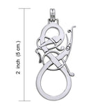 Fierce victory ~ Viking Urnes Animal Sterling Silver Pendant Jewelry TPD1136 - Jewelry