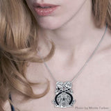 An upstanding impression to last ~ Viking Borre Courtship Sterling Silver Pendant TPD1138 - Jewelry