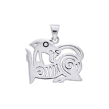 Viking Borre Sterling Silver Pendant TPD1141