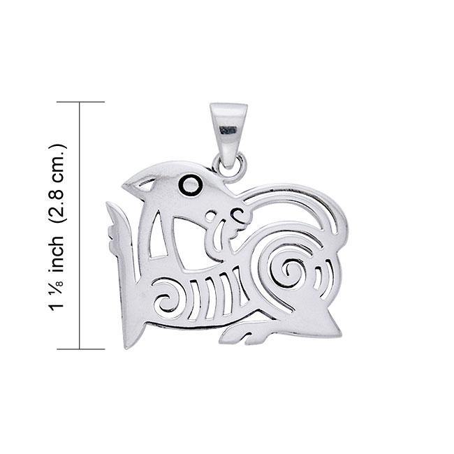 Viking Borre Sterling Silver Pendant TPD1141 - Jewelry