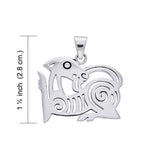 Viking Borre Sterling Silver Pendant TPD1141 - Jewelry