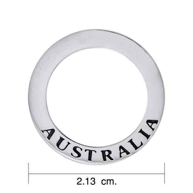 Australia Sterling Silver Ring Pendant TPD1161 - Jewelry