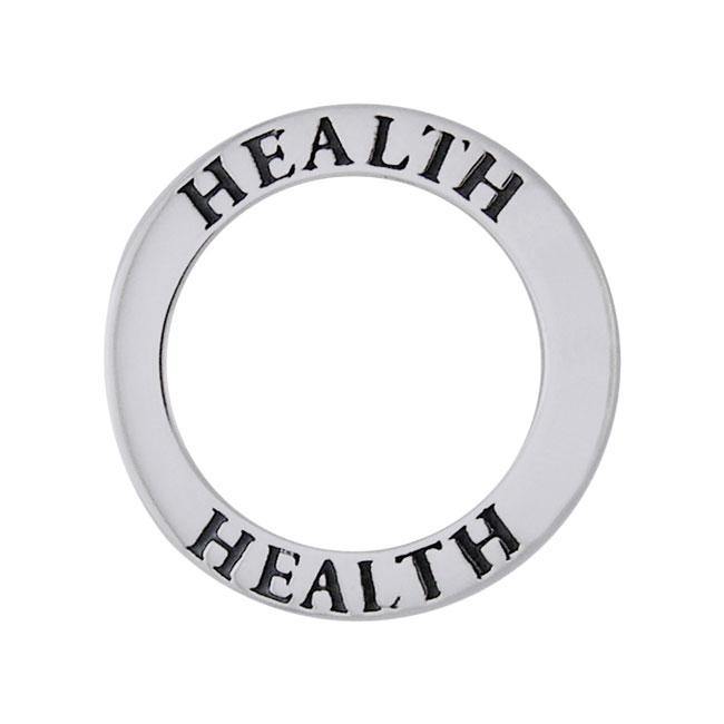 Health Sterling Silver Ring Pendant TPD1162 - Jewelry