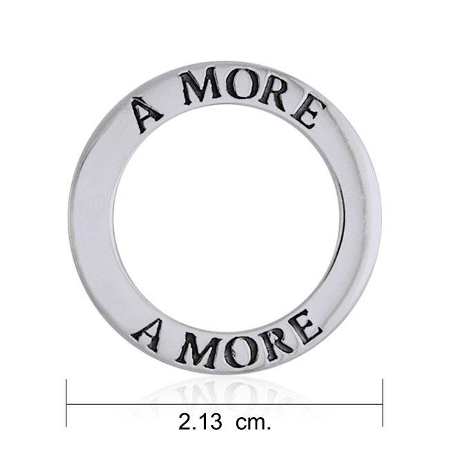 A More Love Silver Ring Pendant TPD1166 - Jewelry
