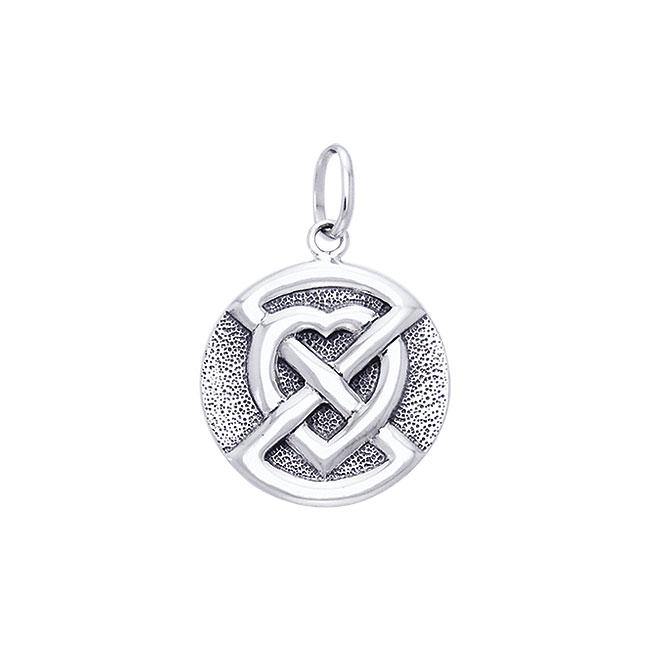 Buried Heart Sterling Silver Pendant TPD1194 - Jewelry