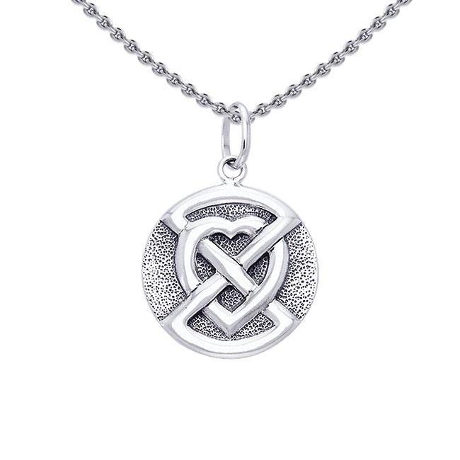 Buried Heart Sterling Silver Pendant TPD1194 - Jewelry