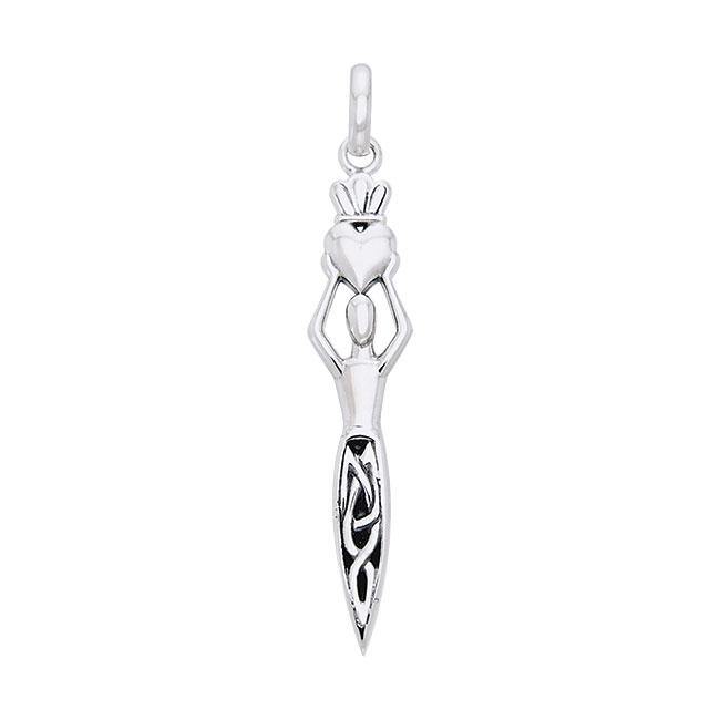 Danu Goddess Sterling Silver Pendant TPD1196 - Jewelry
