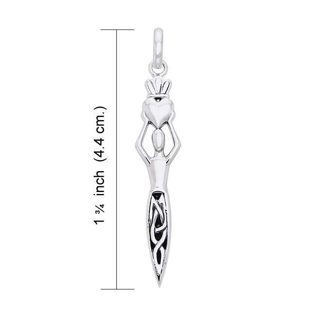Danu Goddess Sterling Silver Pendant TPD1196 - Jewelry