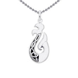 The delicate art of strength ~ Sterling Silver Viking Urnes Pendant Jewelry TPD1207 - Jewelry