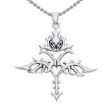 Viking Urnes Winged Beast Sterling Silver Pendant Jewelry TPD1212 - Jewelry