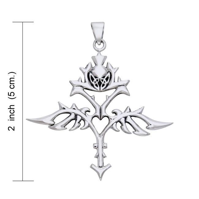 Viking Urnes Winged Beast Sterling Silver Pendant Jewelry TPD1212 - Jewelry
