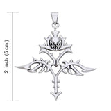 Viking Urnes Winged Beast Sterling Silver Pendant Jewelry TPD1212 - Jewelry