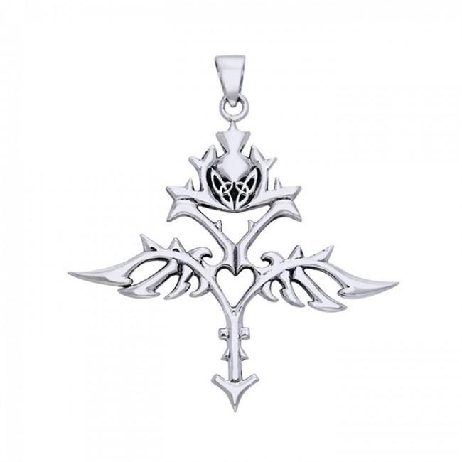 Viking Urnes Winged Beast Sterling Silver Pendant Jewelry TPD1212 - Jewelry