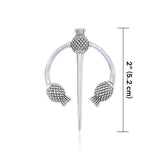 Danu Silver Thistle Pendant TPD1234 - Jewelry