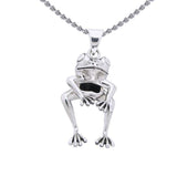 Frog Sterling Silver Pendant TPD1301 - Jewelry