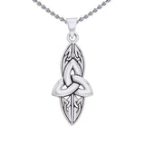 Modern Triquetra Sterling Silver Pendant TPD1312 - Jewelry