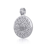 Celtic Knot Triskelion Sterling Silver Pendant TPD1315