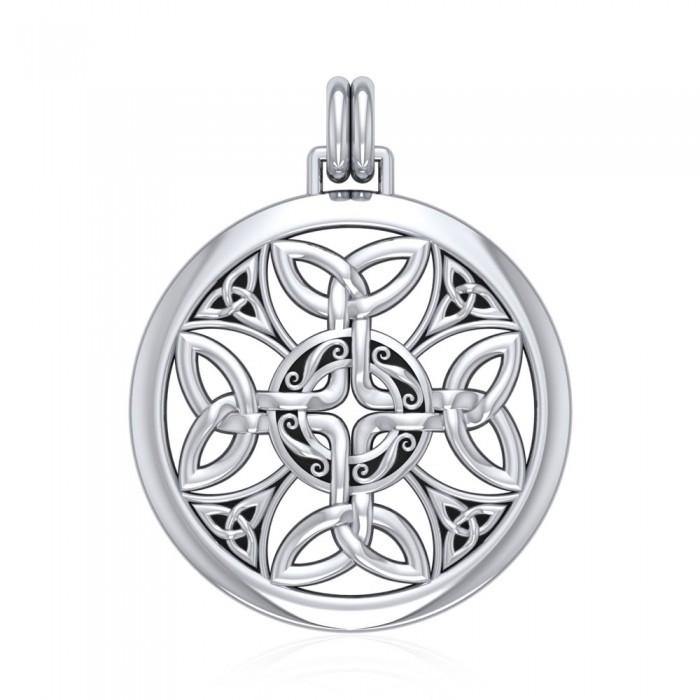 Celtic Cross Silver Pendant TPD1356 - Jewelry