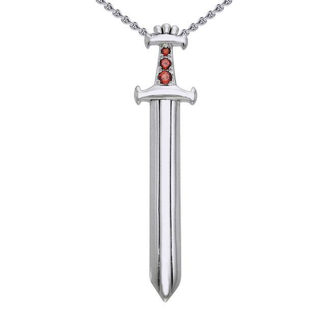 Victorius King's Sword Silver Pendant TPD1660 - Jewelry