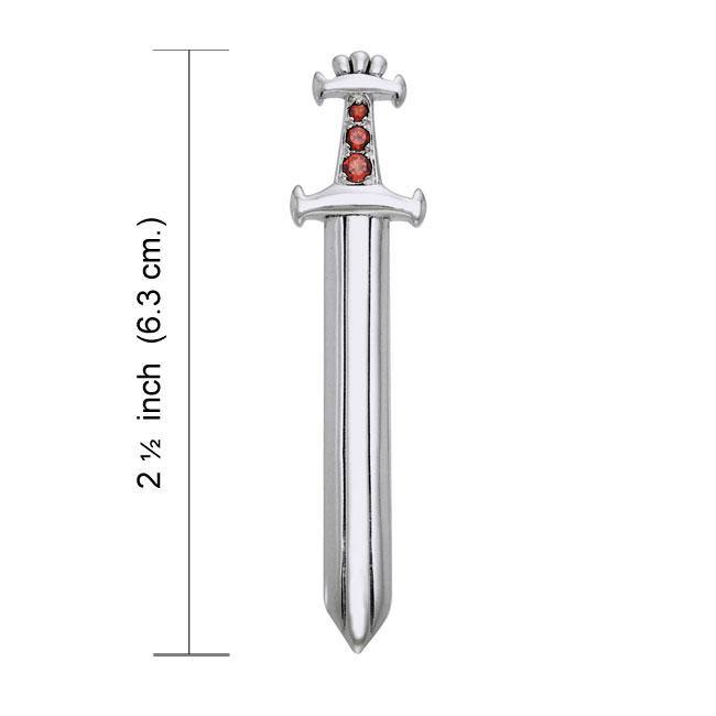 Victorius King's Sword Silver Pendant TPD1660 - Jewelry