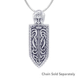Viking God Sterling Silver Pendant TPD1661 - Jewelry