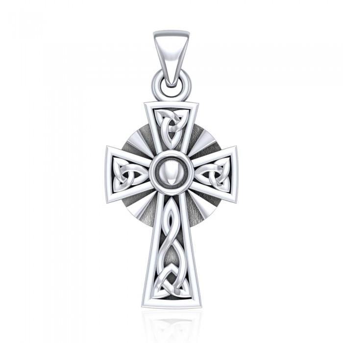 Celtic Cross Silver Pendant TPD1806 - Jewelry