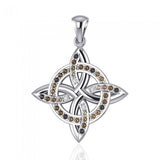 Celtic Four Point Knot Pendant TPD1808 - Jewelry