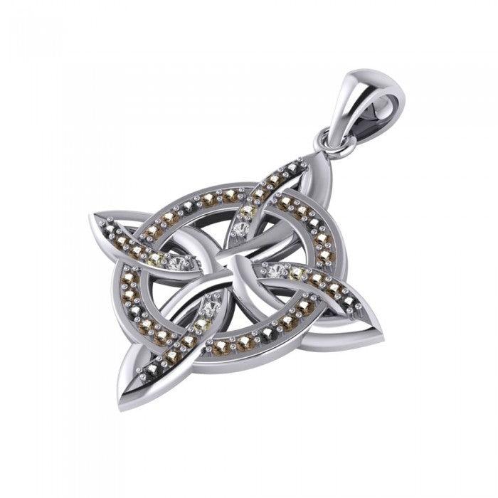 Celtic Four Point Knot Pendant TPD1808 - Jewelry